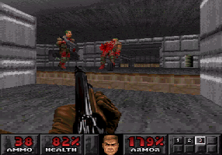 Doom playstation screenshot 1