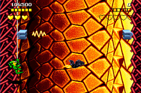 "It's too orangey for crows." Not sure how the Kia Ora crows ended up in Battletoads.